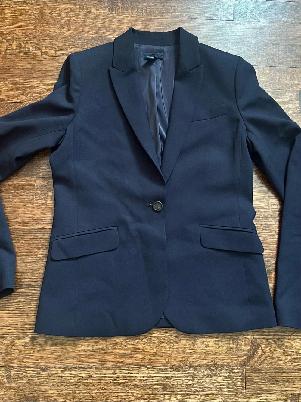 J. Crew size 10 Tall dark navy wool blazer